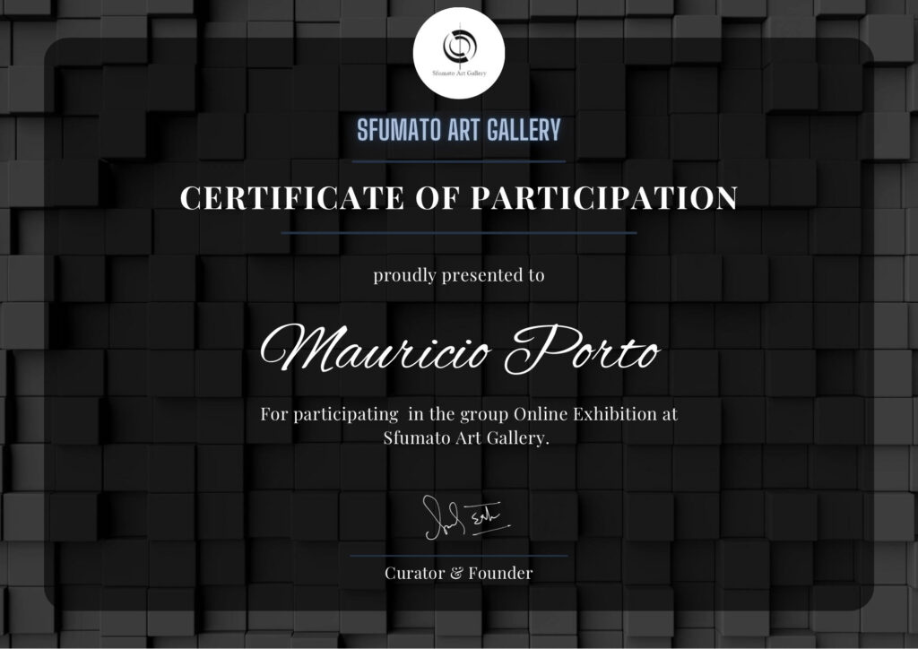 Sfumato Gallery Certificate